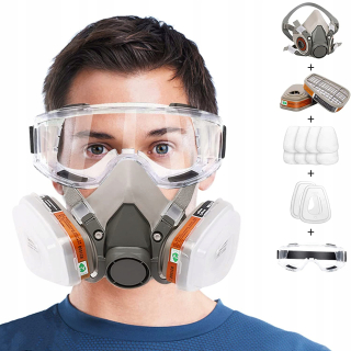 Protiprachová maska ABCmasks 0214 polomaska